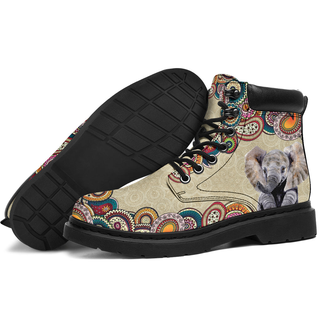 Elephant Paisley Seamless Asboot - Lqt - Love All Season Boots