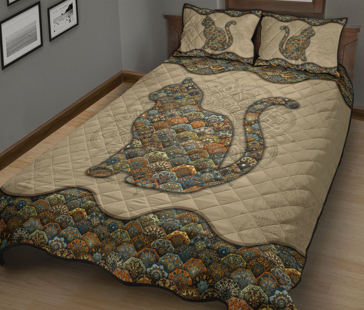 Quilt Bed Set - Mandala - Cat Lo - Love Quilt Bedding Set