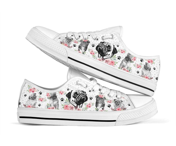 Low Top - Pug Shoe - Love Love Top Shoes