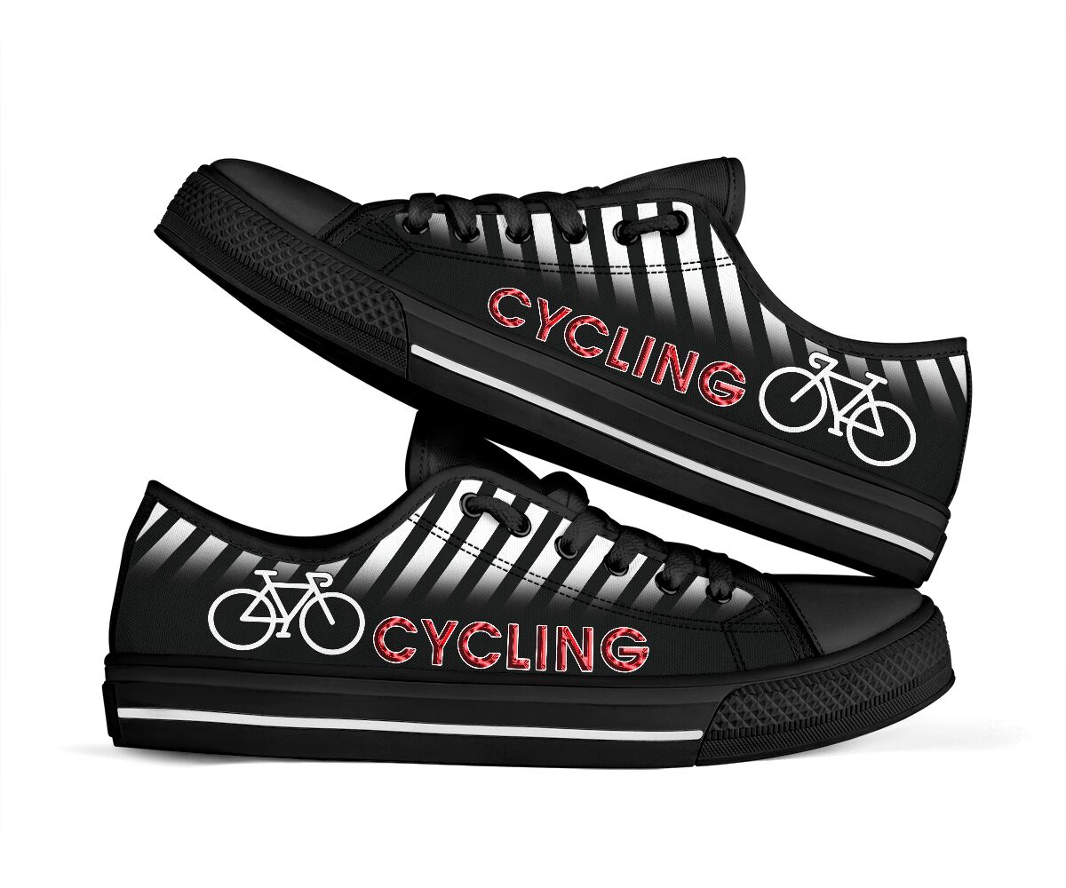 Cycling Black - Low Top Shoe - Love Love Top Shoes