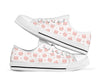 Pig Pink Lovely Heart Low Top Shoes