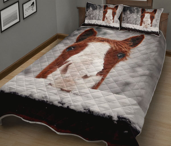 Horse Face Quilt Bedding Set