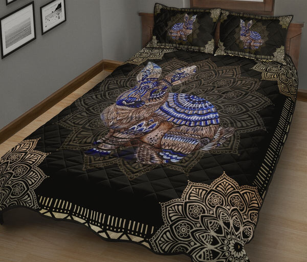Rabbit Quilt Bed Set 81 - Love Quilt Bedding Set