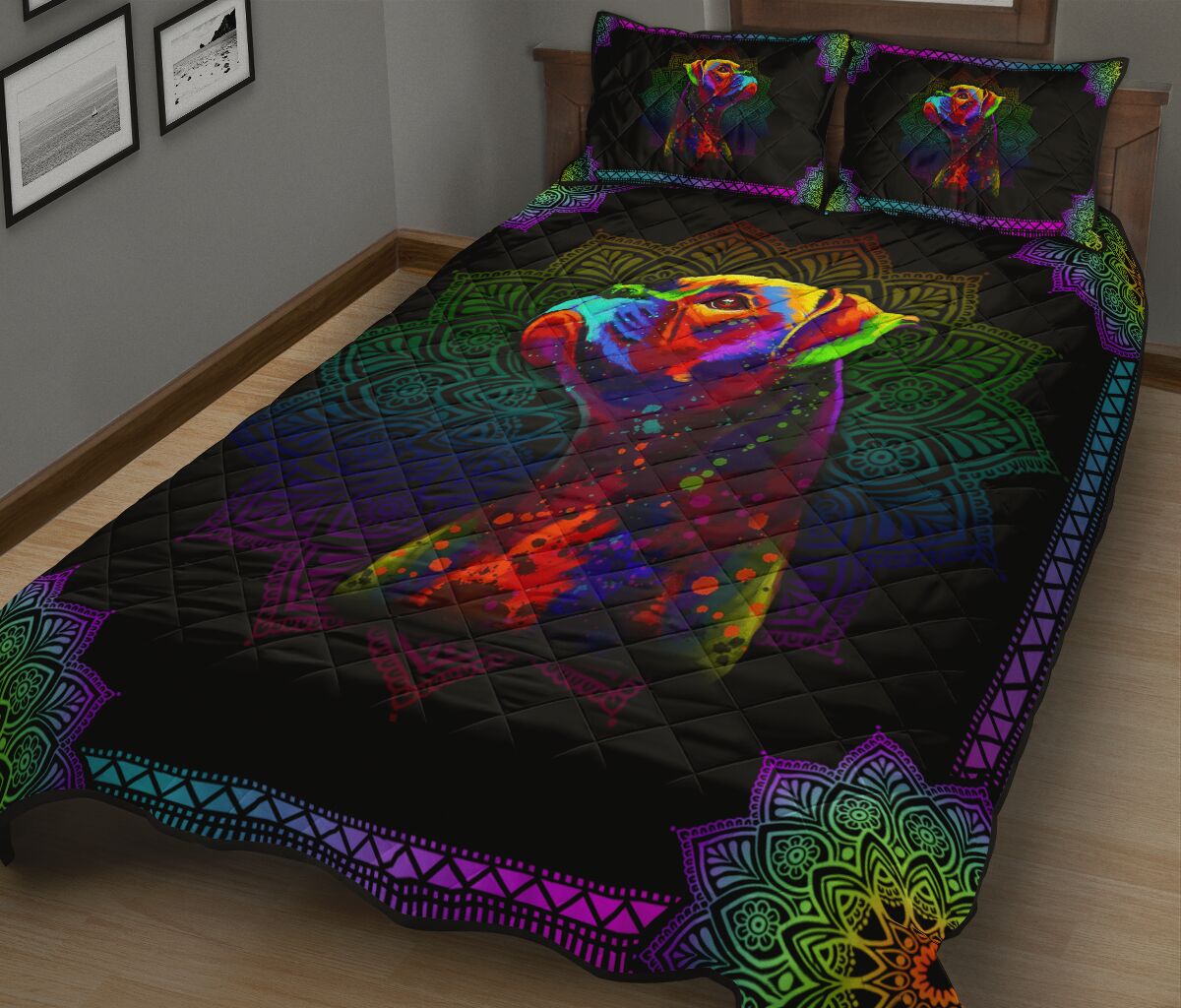 Quilt Bed Set - Boxer 74 - Love Quilt Bedding Set