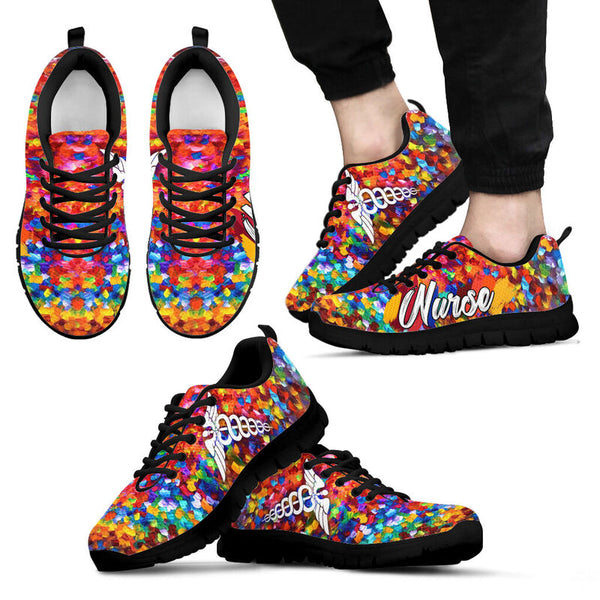 Nurse Paint Art Kd Sneakers, Running Shoes, Shoes For Women, Shoes For Men, Custom Shoes, L- Love Sneakers