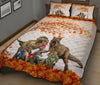 Dinosaurs Autumn Style Quilt Bed Set - Love Quilt Bedding Set