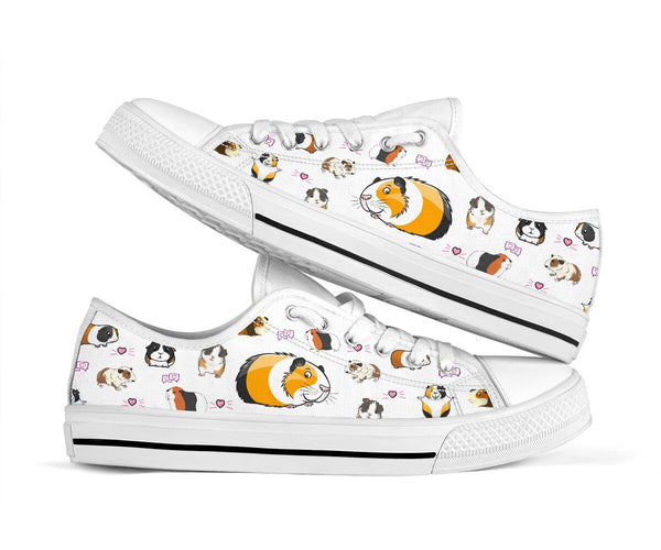 Guinea Pig White - Low Top Shoe - Love Love Top Shoes