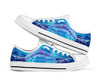 Dolphin Art Painting - Low Top Shoe - Love Low Top Shoes