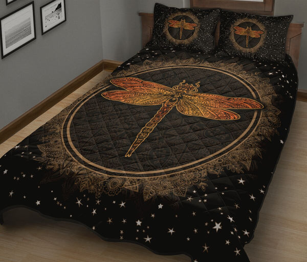 Quilt Bed Set - Dragonfly 55 - Love Quilt Bedding Set