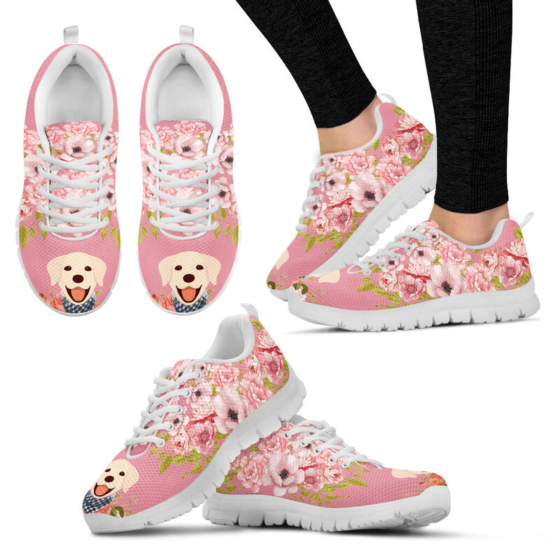 Dt Labrador Flower Shoes Sneakers, Running - Love Sneakers