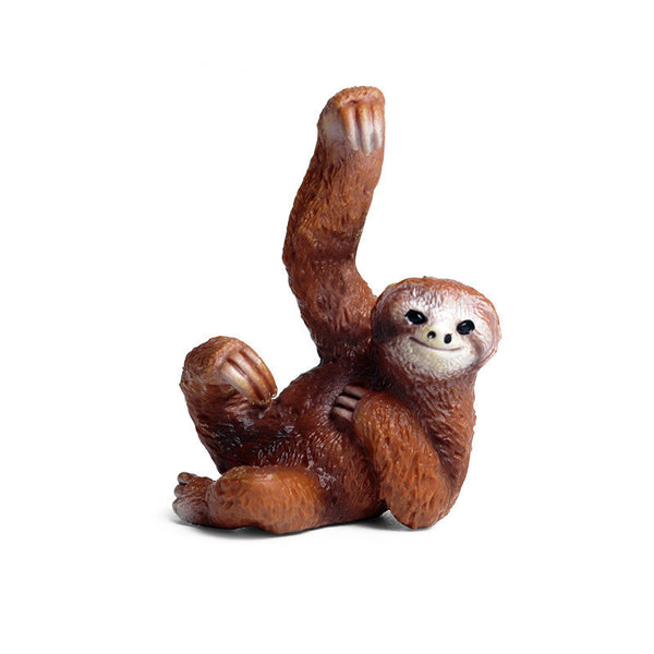 Simulation Animal Model Children's Solid Static Plastic Toy Sloth Monkey Orangutan Monkey Ornaments Hand-made