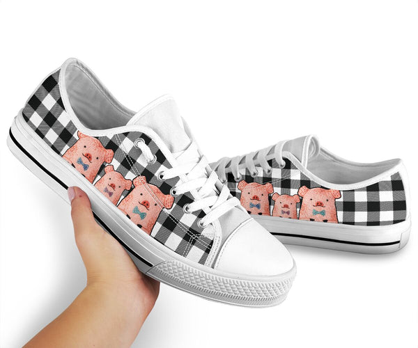 Pig Cute Caro White Low Top Kd Shoes