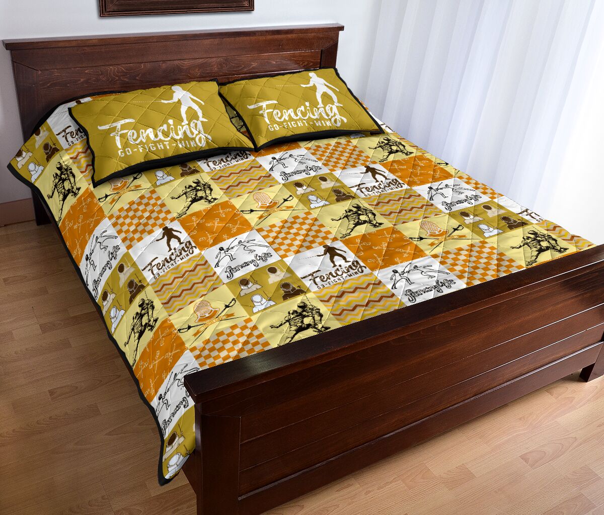 Fencing Life - Bed Set - Love Quilt Bedding Set