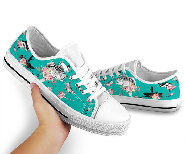 Low Top - Fishing - TurquoiseShoe - Love Love Top Shoes