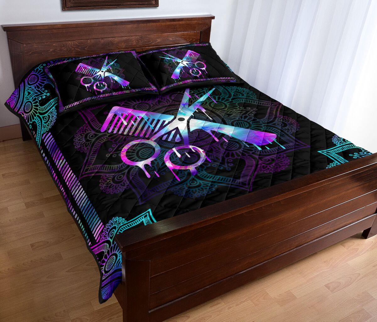 Hairstylist Galaxy - Bed Set - Love Quilt Bedding Set