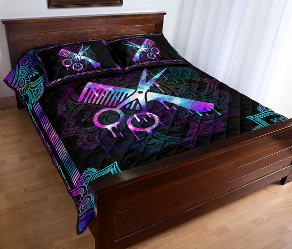 Hairstylist Galaxy - Bed Set - Love Quilt Bedding Set