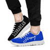 Librarian Strong Royal Blue Black Sneakers, Running Shoes, Shoes For Women, Shoes For Men, C- Love Sneakers