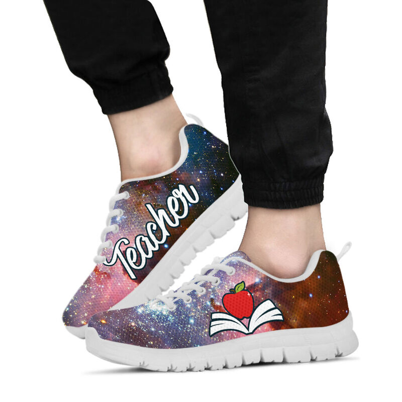 Teacher- Galaxy 3 Sneakers, Running Shoes, Shoes For Women, Shoes For Men, Custom Shoes, L- Love Sneakers