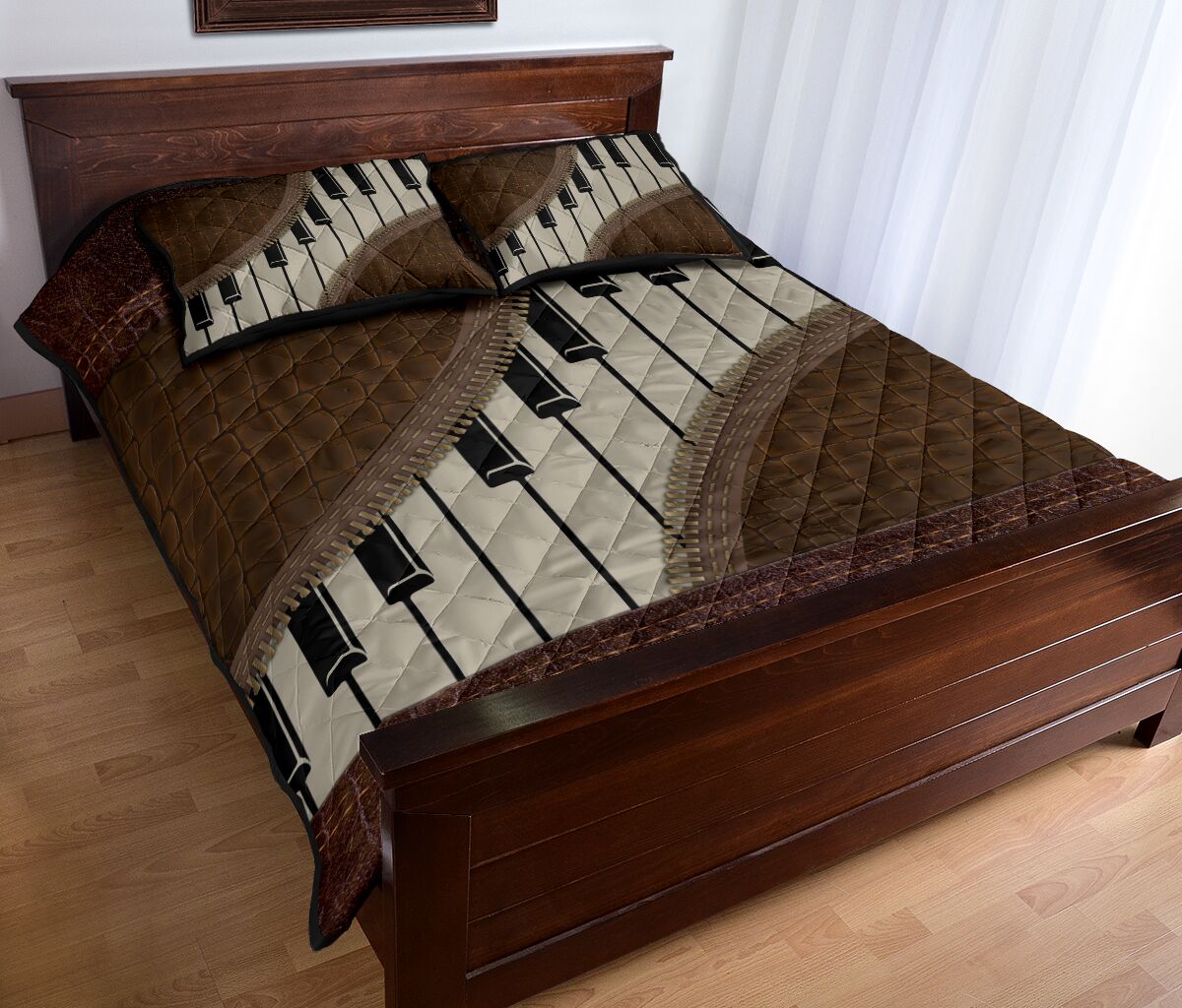 Leather Hobbies Quilt Bed Set - Love Quilt Bedding Set