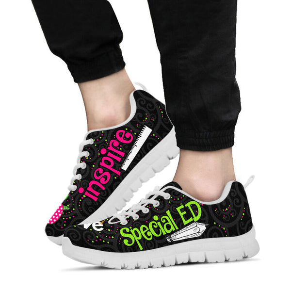 Special Ed  Love Inspire Black Sneakers, Runni- Love Sneakers