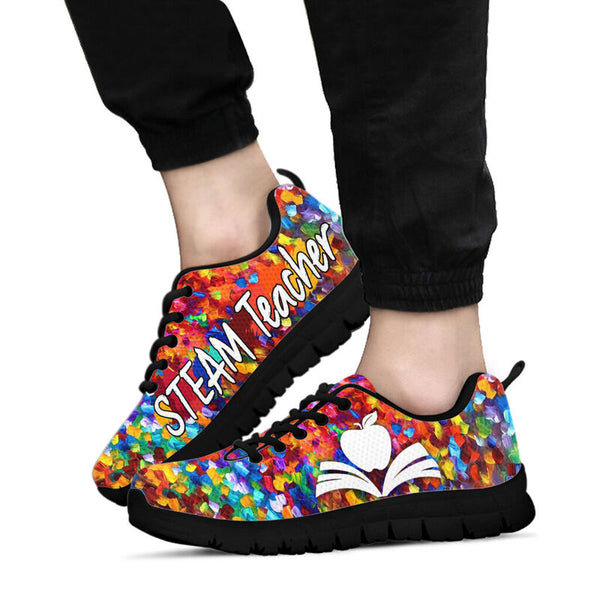 Stean Teacher Paint Art Kd Sneakers, Runni- Love Sneakers