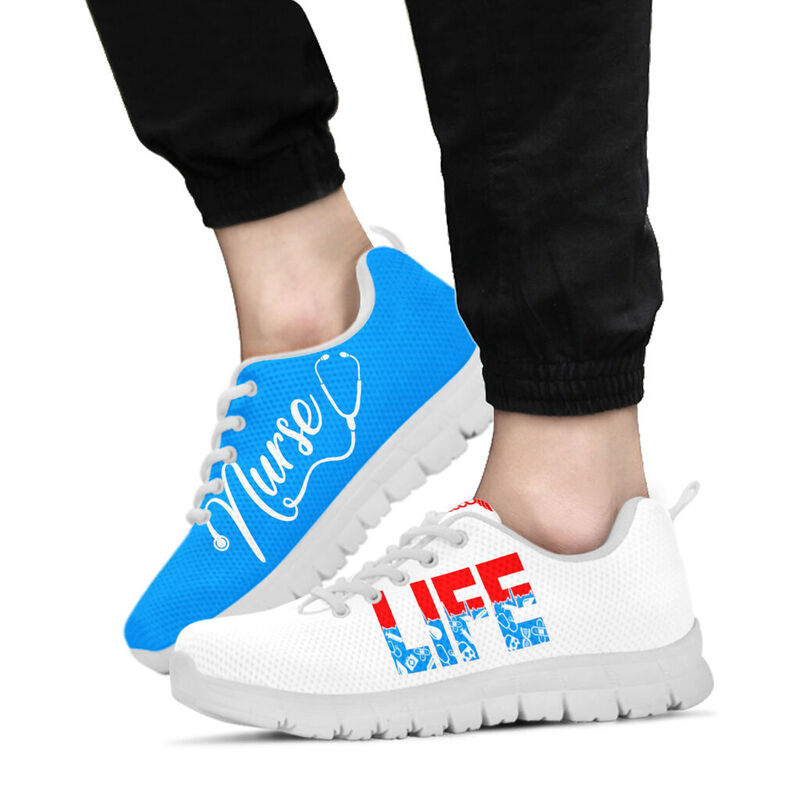 Nurse Life Sneakers, Running Shoes, Shoes For Women, Shoes For Men, Custom Shoes, L- Love Sneakers