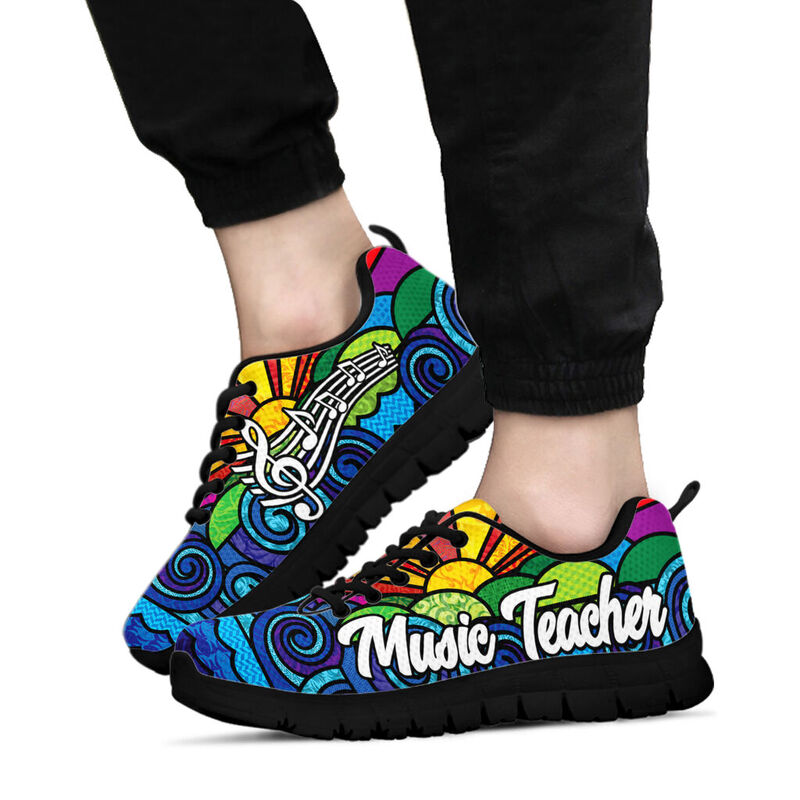 Music Teacher Sunpic Sneakers, Running Shoes, Shoes For Women, Shoes For Men, Custom Shoes,- Love Sneakers