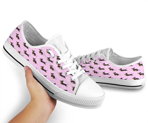 Dachshund Low Top Shoes - Love Low Top Shoes
