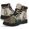 Silver Tabby Cat - Vintage Mandala Asboot Sky Kd- Love All Season Boots