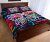 Butterfly Hippie Style Quilt Bed Set - Love Quilt Bedding Set