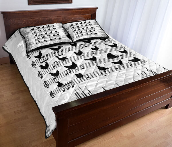 Chicken Staves Style Quilt Bed Set - Love Quilt Bedding Set