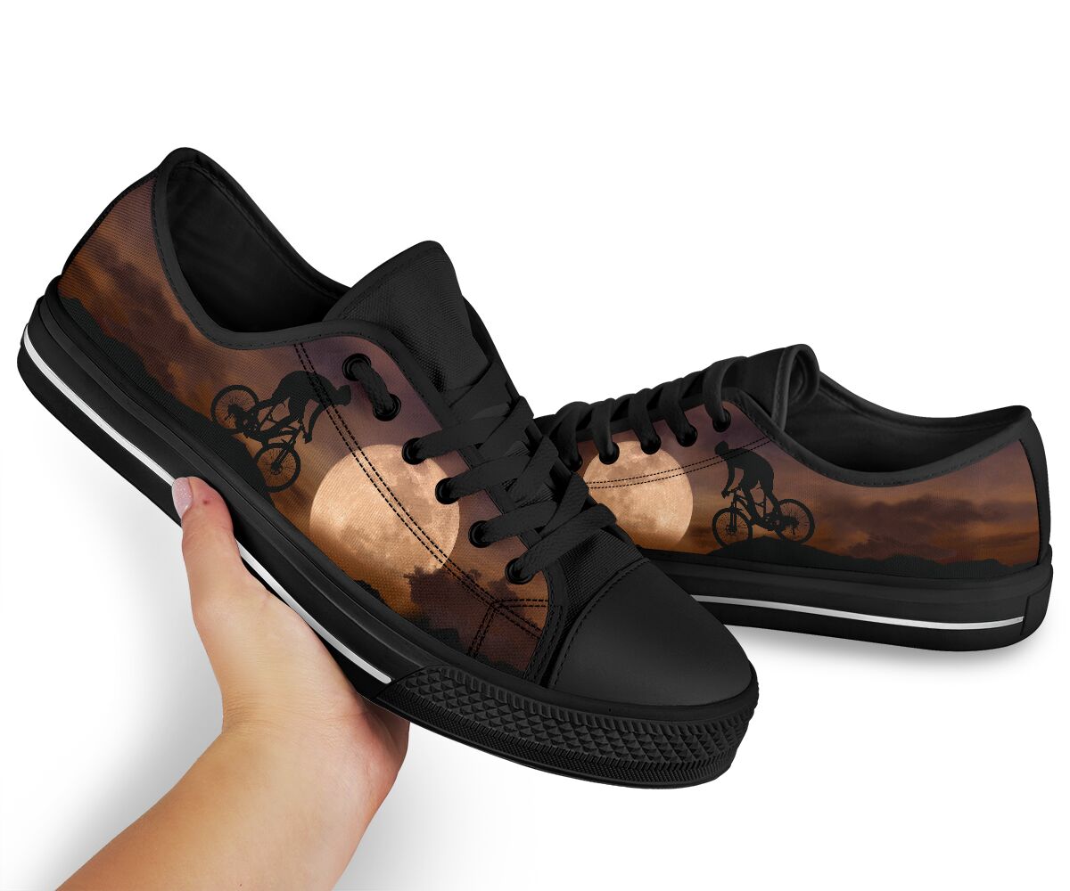 Mountain Bike Moon - Low Top Shoe - Love Love Top Shoes