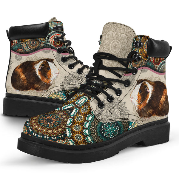 Guinea Pig - Vintage Mandala Asboot Sky - Love All Season Boots