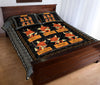 Fox Quilt Bed Set 50 - Love Quilt Bedding Set