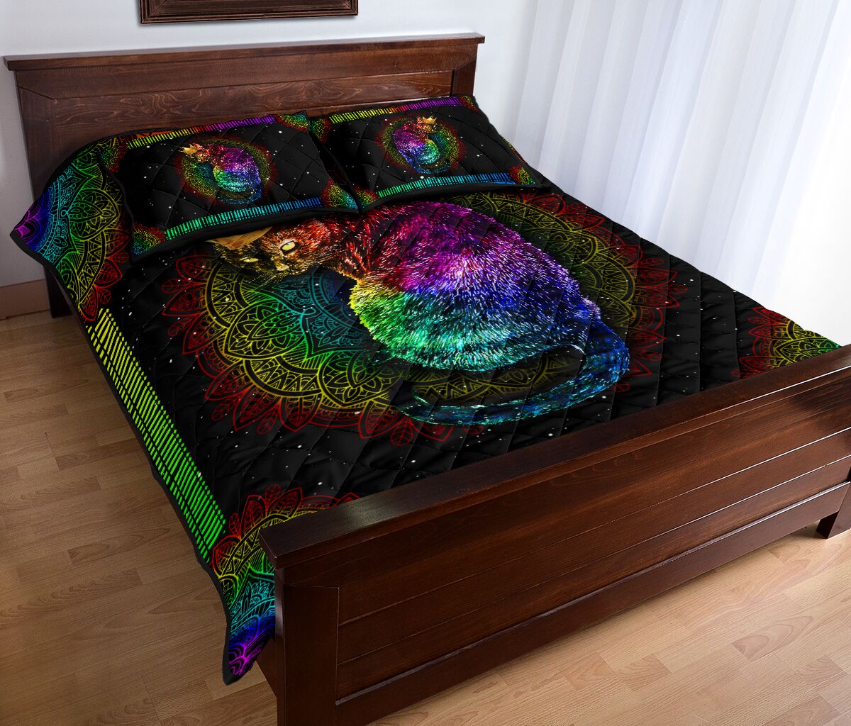 Quilt Bed Set - Colorful - Cat 14 - Love Quilt Bedding Set