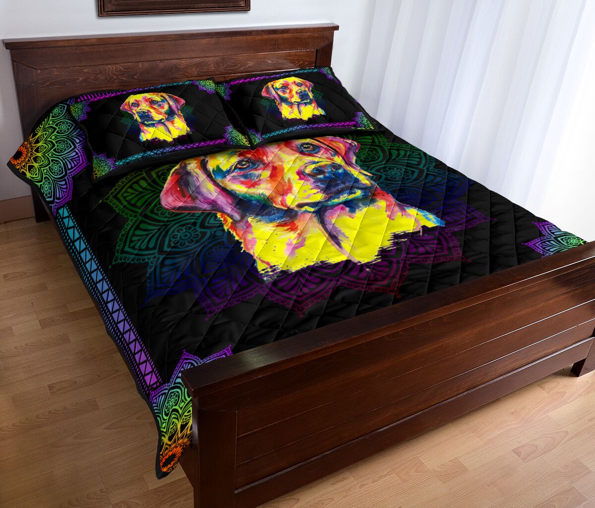 Quilt Bed Set - Labrador Retriever 32 - Love Quilt Bedding Set