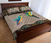 Hummingbird Mandala Style Quilt Bed Set - Love Quilt Bedding Set