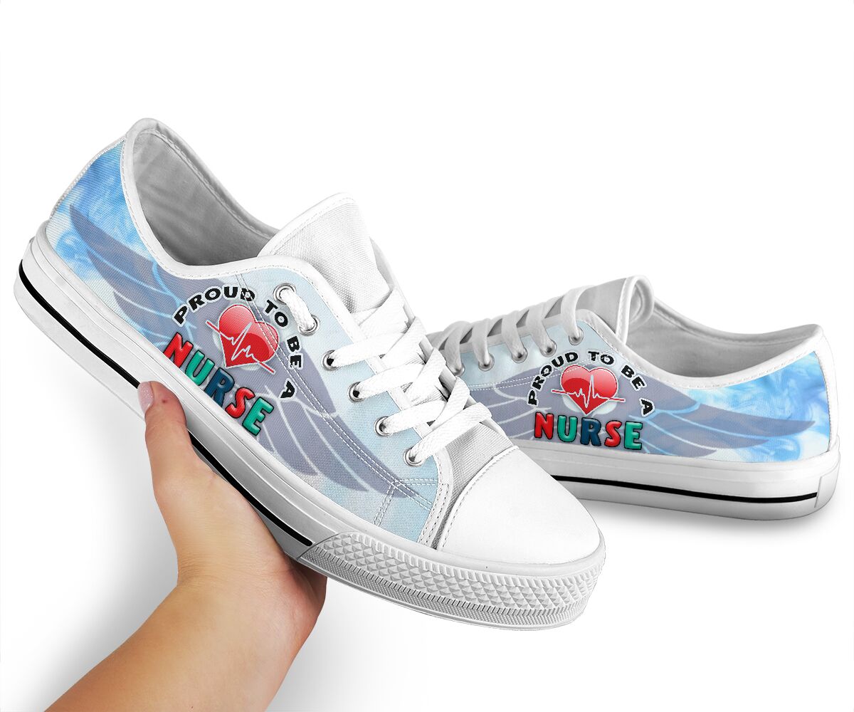 Proud To Be A Nurse - Low Top Shoe - Love Love Top Shoes