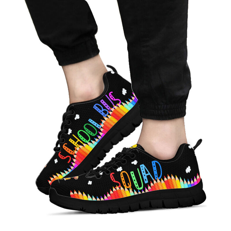 School Bus Squad Shoes Sneakers, Runni- Love Sneakers