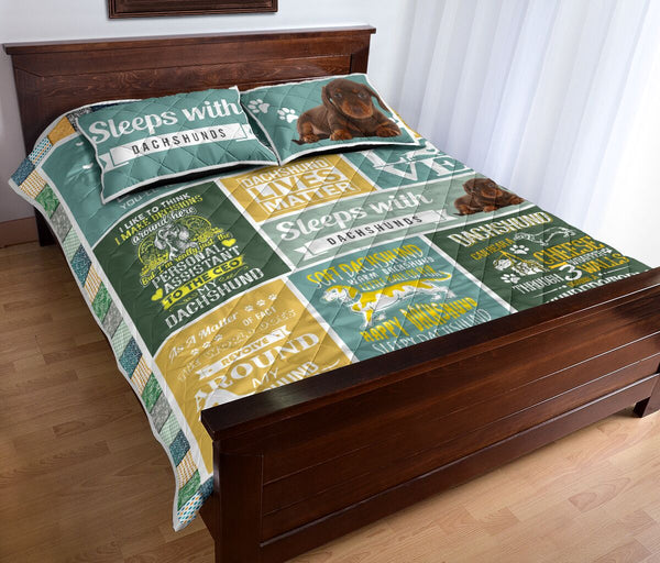 Dachshund Lover - Bed Set - Love Quilt Bedding Set