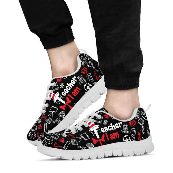 Teacher I Am Pt Shoes Sneakers, Running Shoes, Shoes For Women, Shoes For Men, Custom Shoes,- Love Sneakers
