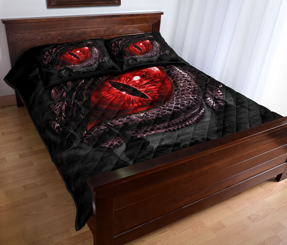 Dragon Eye Quilt Bed Set 2- Love Quilt Bedding Set