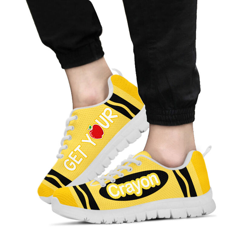 Get Your Crayon Yellow Kd Sneakers, Running Shoes, Shoes For Women, Shoes For Men, Custom Sh- Love Sneakers