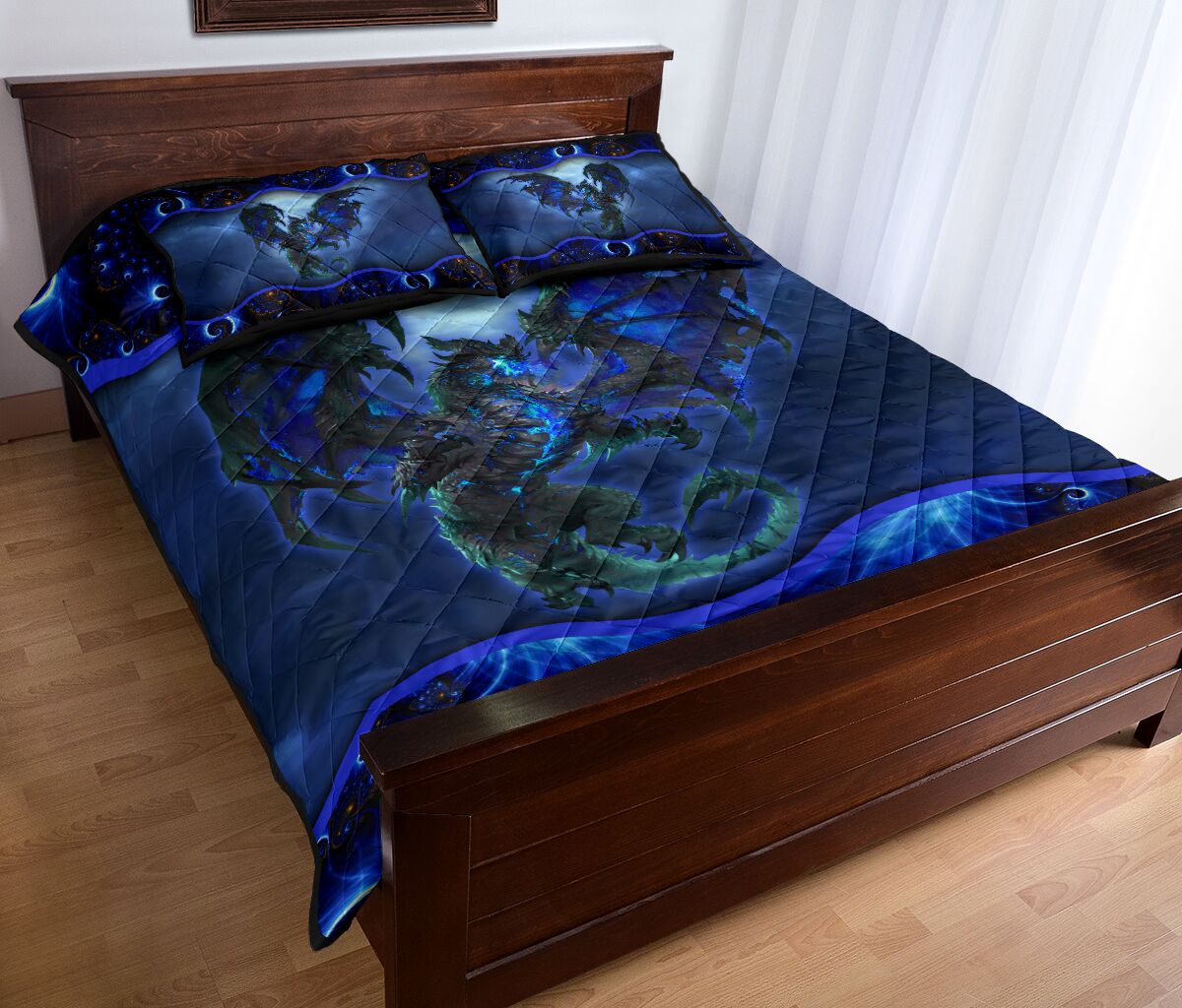 Dragon Quilt Bed Set  a4- Love Quilt Bedding Set
