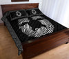 Turtle Fingerprint Style Quilt Bed Set- Love Quilt Bedding Set