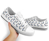 Cat French Style Seamless Pattern Low Top Shoes