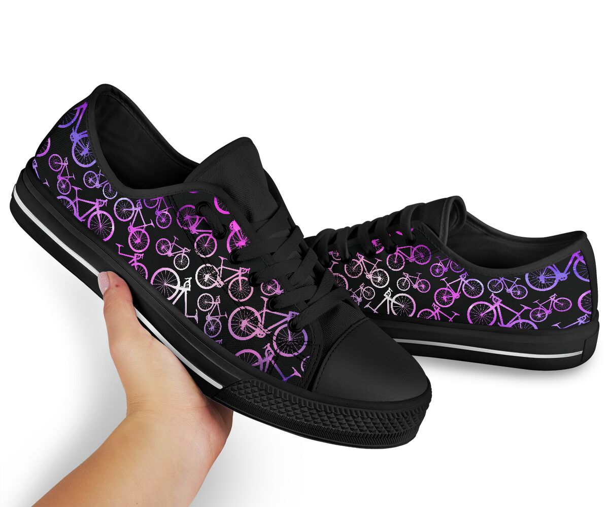 Cycling Purple Galaxy - Low TopShoe - Love Love Top Shoes
