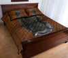 Scottish Terrier Dog Shadow Style Quilt Bed Set - Love Quilt Bedding Set