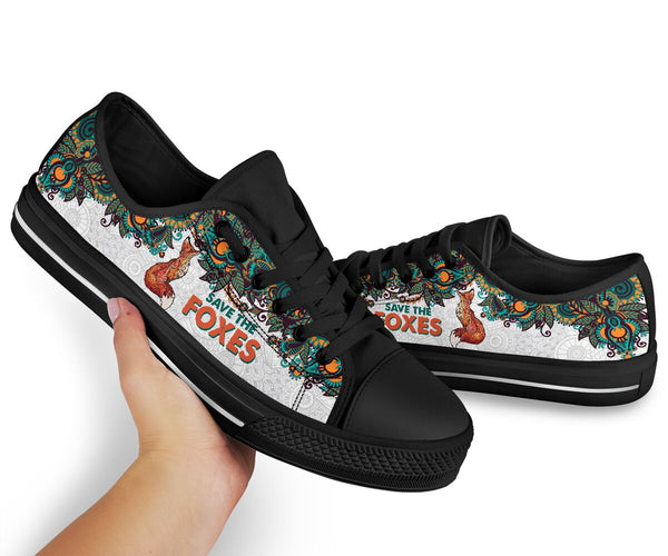 Save The Foxes - Fox Low Top Shoes