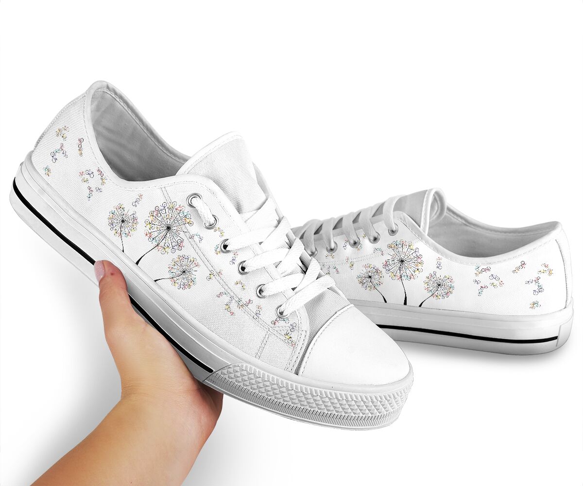 Cycling Dandelion - Low Top Shoe - Love Love Top Shoes